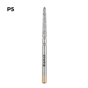 Set 5+1 Freze diamantate cu sanfren subgingival, aliaj rodium-platina - P5