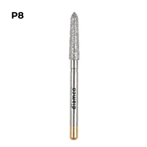 Set 5+1 Freze diamantate cu sanfren subgingival, aliaj rodium-platina - P8