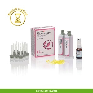 Gingifast Elastic Zhermack, 2 x 50 ml, expiră 30.10.2026