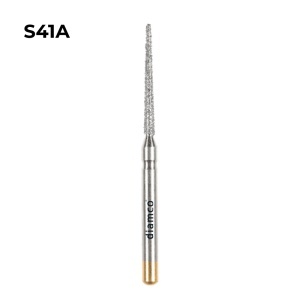 Set 5+1 Freze cilindrice forma Fissure diamantate aliaj rodium-platina - S41A