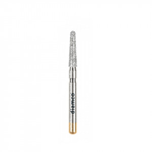 Set 5+1 Freze diamantate conice cu varful rotunjit aliaj rodium-platina S15 - Img 2