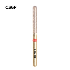Set 5+1 Freze diamantate fine pentru finisare, aliaj rodium-platina - C36F