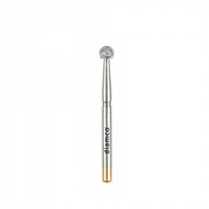 Set 5+1 Freze diamantate sferice aliaj rodium-platina S3A - Img 2