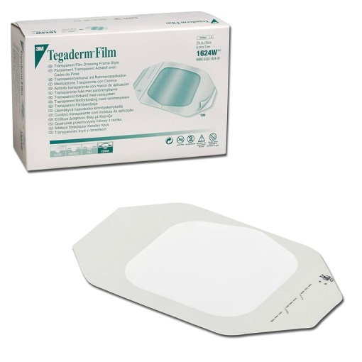 Set 100 pansamente sterile pentru canula Tegaderm 3M - 6x7 cm