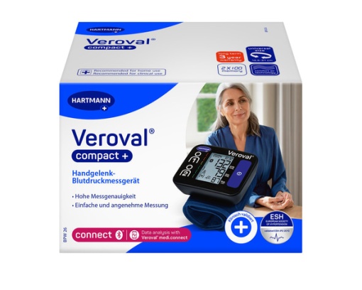 Tensiometru pt incheietura, digital, complet automat, cu determinare oscilometrica si tehnologie Bluetooth Veroval® compact + Tensiometru încheietură