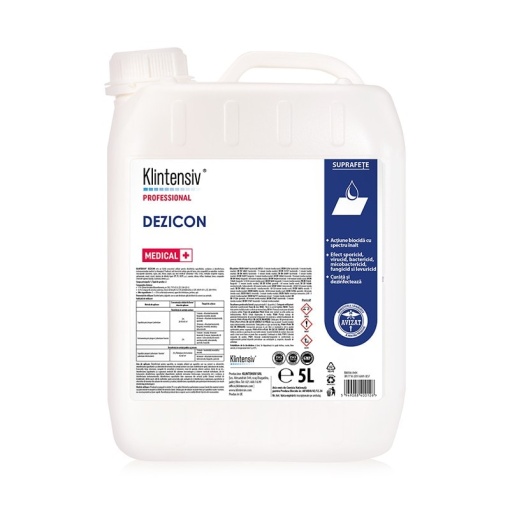 KLINTENSIV DEZICON® - Dezinfectant concentrat de nivel inalt, 5 litri