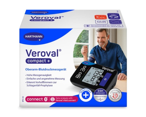 Tensiometru pentru brat, digital, complet automat, cu determinare oscilometrica, manseta universala si tehnologie Bluetooth Veroval® compact
