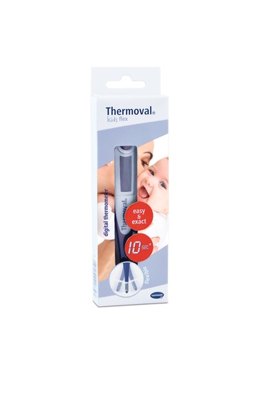 Termometru digital cu cap flexibil, cu raspuns in 10 secunde Thermoval Kids Flex