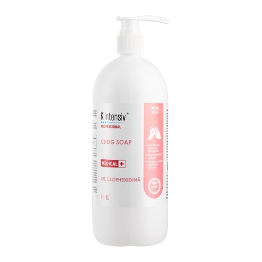 KLINTENSIV® CHDG Soap 4% clorhexidină, sapun igienic și chirurgical, 1 l