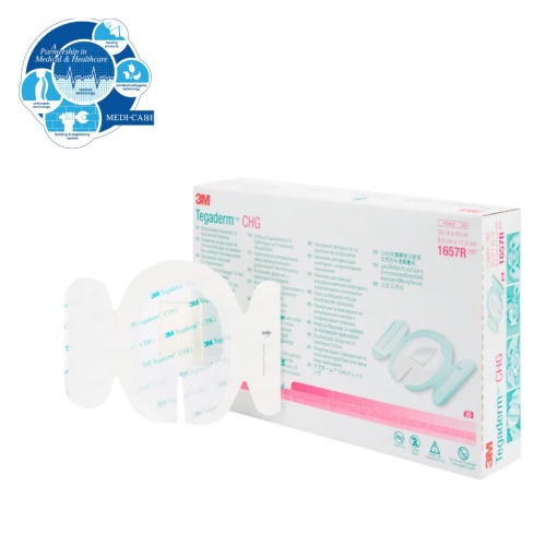 Pansament de fixare a cateterelor Tegaderm CHG 8.5cm x 11.5cm 1 bucata 3M