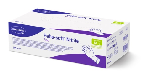 Mănuşi de examinare nepudrate, nesterile Peha-Soft nitril Fino P10 marimea M, 150 bucati