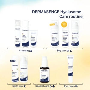 Hyalusome Cremă de Noapte cu Acid Hialuronic, pentru ten uscat, 50 ml, Dermasence - Img 5