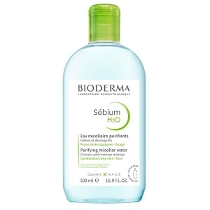 BIODERMA Sébium H2O 500 ml - Apă micelară purifiantă ten gras