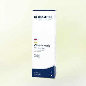 Chrono Retare – Lapte demachiant anti-aging pentru ten matur 50+, 200 ml, DERMASENCE - Img 2