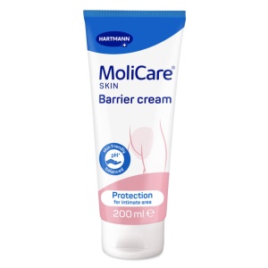 MoliCare Skin Barrier Cream 200ml - Crema transparenta pentru protectia pielii impotriva substantelor daunatoare din urina & materii fecale - 1 buc/cutie