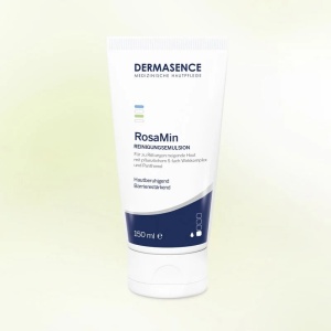 RosaMin - Emulsie de curățare pentru ten reactiv, cu rozacee, 150 ml, DERMASENCE