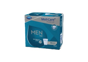 MoliCare Premium MEN Pad 2D P14 - Pachet de absorbante urologice destinate persoanelor cu incontinență urinară ușoară până la moderată. - 14 buc/cutie