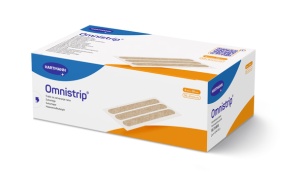 Omnistrip 6 x 38mm - Plasture pentru inlocuirea suturilor chirurgicale, 50 plicuri (fiecare plic contine 1 folie x 6 benzi) - 50 buc/cutie
