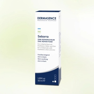 Seborra - Spumă reparatoare cu zinc pentru tenul cu imperfecțiuni, 50 ml, DERMASENCE - Img 2