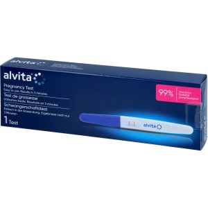 Alvita Test rapid de sarcină, 2 teste, Precizie >99%