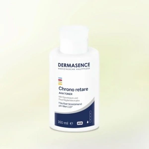 Chrono Retare AHA - Tonic exfoliant blând cu acizi din fructe pentru ten matur 50+, 160 ml, DERMASENCE