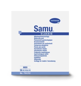 Samu Classic Mini - Tampoane igienice cu fulgi de celuloza pentru lăuze - 20 buc/cutie