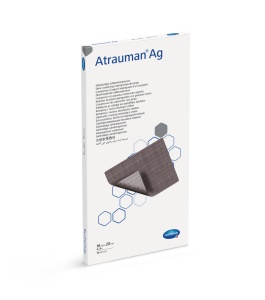 Atrauman Ag 10 x 20cm - Comprese cu unguent neutru şi argint - 10 buc/cutie