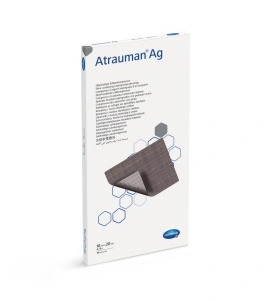 Atrauman Ag 10 x 20cm - Comprese cu unguent neutru şi argint - 10 buc/cutie