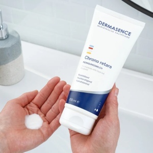 Chrono Retare – Lapte demachiant anti-aging pentru ten matur 50+, 200 ml, DERMASENCE - Img 3