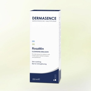 RosaMin - Emulsie de curățare pentru ten reactiv, cu rozacee, 150 ml, DERMASENCE - Img 2