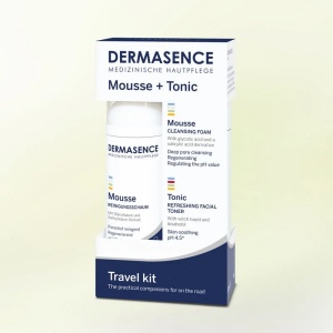 Travel Set - Set de călătorie ( Mousse - Spumă de curățare 50 ml + Tonic - Loțiune tonică 50 ml), DERMASENCE - Img 2