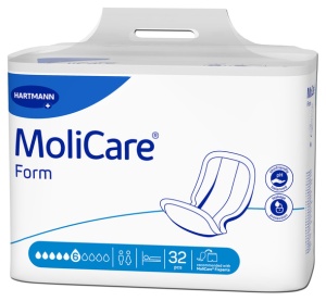 MoliCare Form 6 pic. - Tampoane pentru incontinenţa severa - 32 buc/cutie