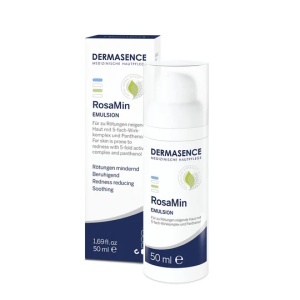 RosaMin - Emulsie hidratantă și calmantă pentru ten reactiv, 50 ml, DERMASENCE