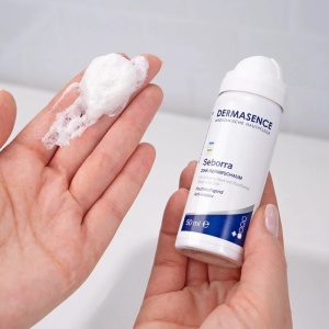 Seborra - Spumă reparatoare cu zinc pentru tenul cu imperfecțiuni, 50 ml, DERMASENCE - Img 3