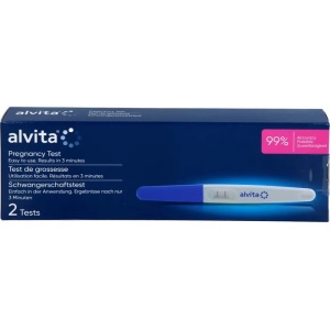 Alvita Test rapid de sarcină, 2 teste, Precizie >99% - Img 2