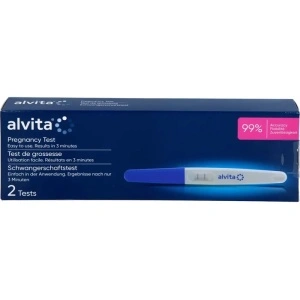 Alvita Test rapid de sarcină, 2 teste, Precizie >99% - Img 2