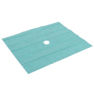Foliodrape Protect 45 x 75 cm, cu orificiu neadeziv Ø 7 cm - Foliodrape Protect - Câmpuri chirurgicale bistratificate cu orificiu neadeziv - 65 buc/cutie