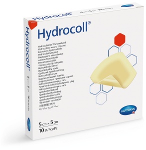 Hydrocoll 2 5 x 5cm - Pansament cu hidrocoloid - 10 buc/cutie