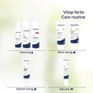 Vitop Forte Spumă de curățare pentru piele sensibilă și uscată, 200 ml, Dermasence - Img 3