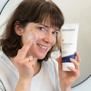 Chrono Retare – Lapte demachiant anti-aging pentru ten matur 50+, 200 ml, DERMASENCE - Img 4