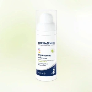 Hyalusome Cremă de Noapte cu Acid Hialuronic, pentru ten uscat, 50 ml, Dermasence