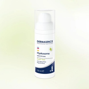Hyalusome Cremă Noapte cu Acid Hialuronic, pentru ten uscat, 50 ml, Dermasence