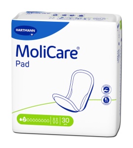 MoliCare Pad 2 pic. - Tampoane pentru incontinenţă uşoară - 30 buc/cutie