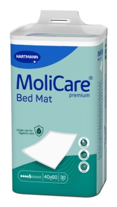 Molicare Premium Bed Mat 5 Pic. 40 x 60cm - Păturele absorbante pentru protectia asternuturilor - 30 buc/cutie