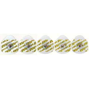 Set 100 Electrozi Adezivi ECG Ovali F9089, cu Gel Solid și Senzor Ag/AgCl - Img 3