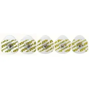 Set 100 Electrozi Adezivi ECG Ovali F9089, cu Gel Solid și Senzor Ag/AgCl - Img 3