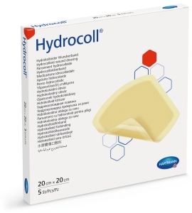 Hydrocoll 20 x 20cm - Pansament cu hidrocoloid - 5 buc/cutie