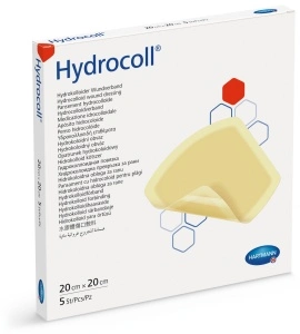 Hydrocoll 20 x 20cm - Pansament cu hidrocoloid - 5 buc/cutie