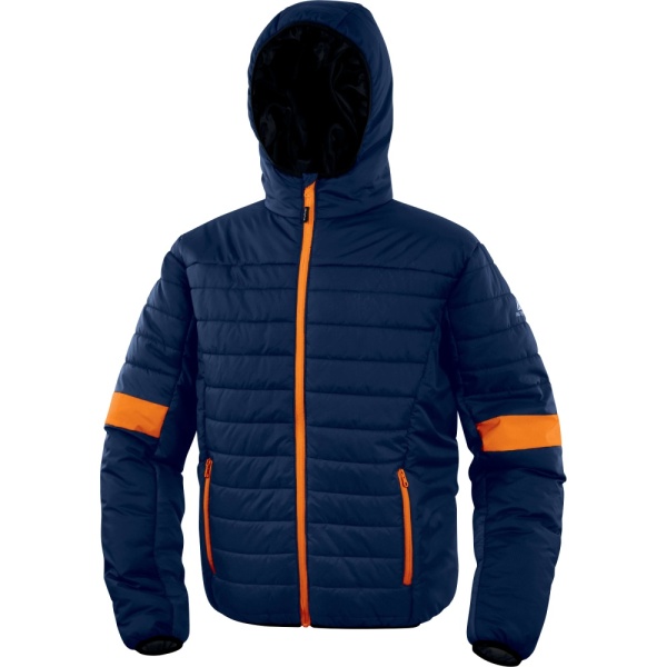 Jacheta de lucru usoara puf Delta Plus | Bluemarin-Portocaliu