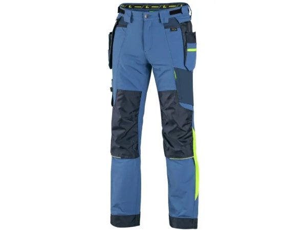 Pantaloni de lucru barbati elastici cu cordura, albastri | CXS NAOS